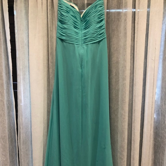 Bari Jay Teal Gown - Picture 3 of 8